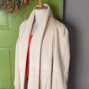 Vintage Forecaster Cream Wool Dress Coat